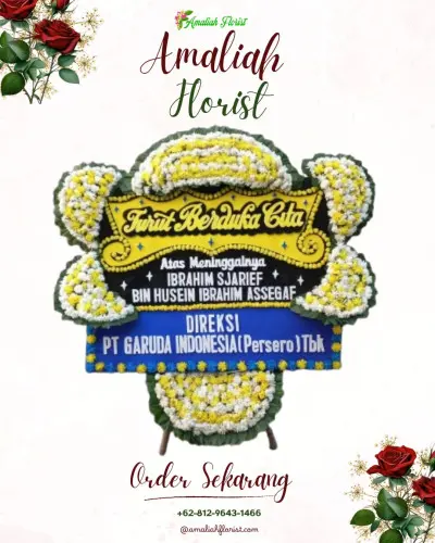 Papan Bunga Duka di Mabar
